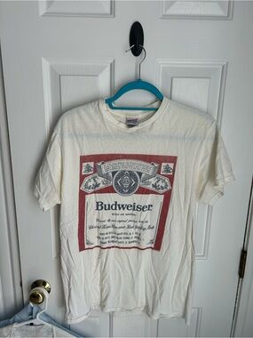 NWOT Junk Food Budweiser Graphic Tee Size Small